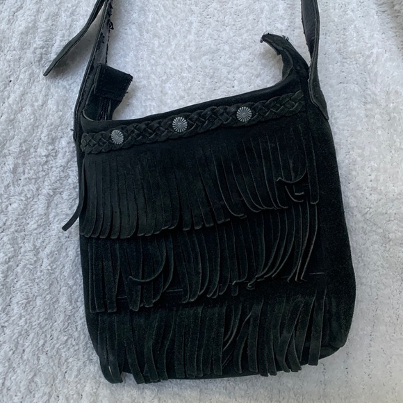 Minnetonka leather fringe bag - Picture 1 of 6